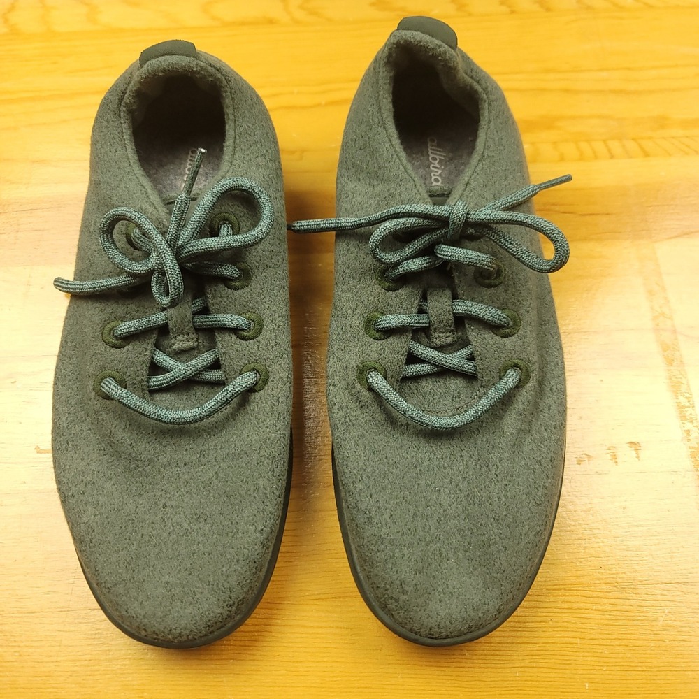Allbirds Wool Runners Mens Size 9 Gray Green Comfort Walking Shoes‎ Casual